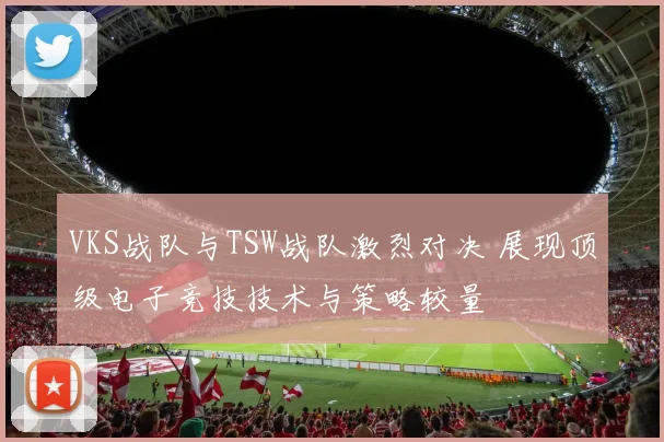 VKS战队与TSW战队激烈对决 展现顶级电子竞技技术与策略较量